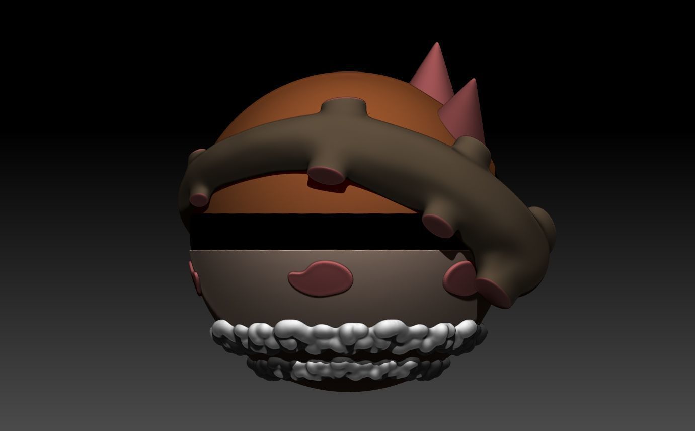 Landorus ball 3D print model_6