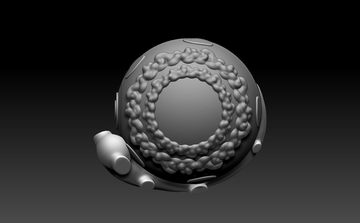 Landorus ball 3D print model_13