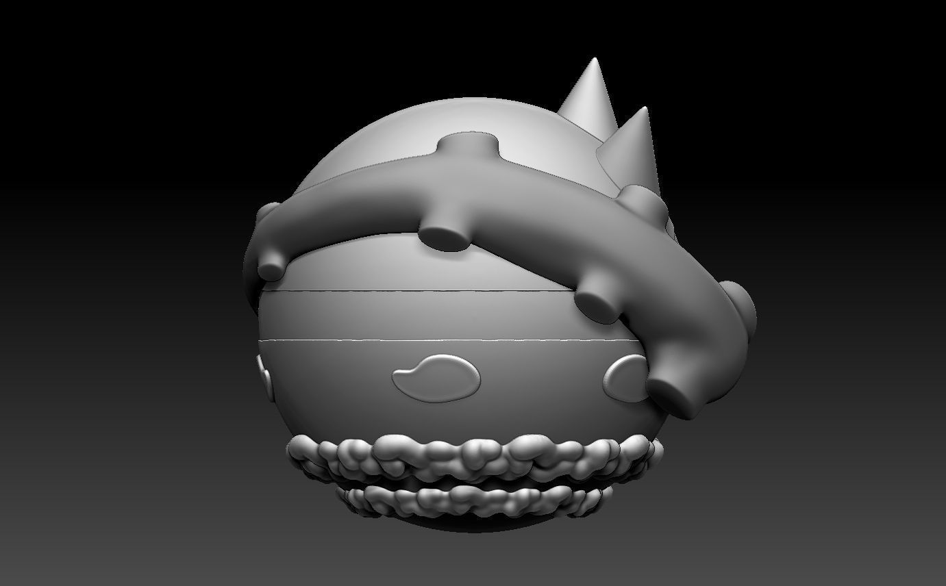Landorus ball 3D print model_7