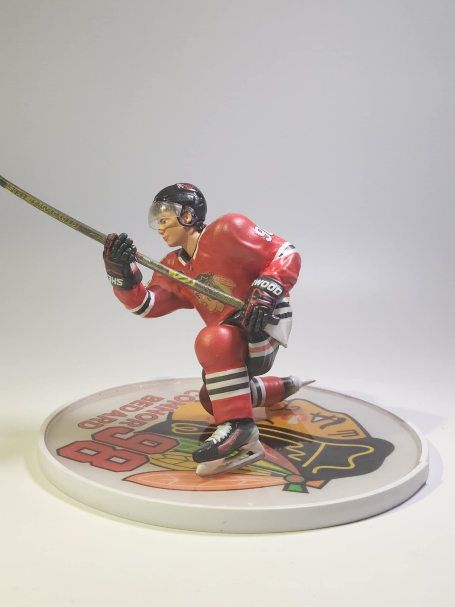 Hockey Player pose Connor Bedard inspired Chicago blackhawks 3D print model_9