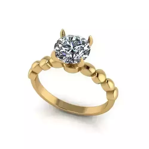 Solitaire ring Model 6455