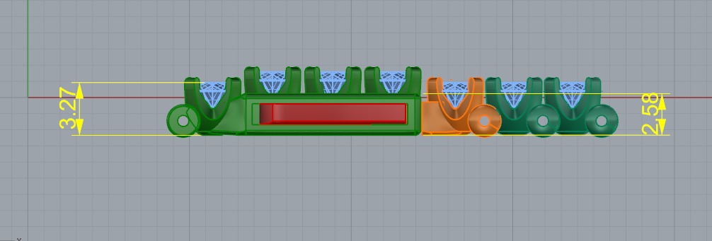Bracelet Tennis Model 6449 3D print model_5