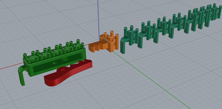 Bracelet Tennis Model 6443 3D print model_3