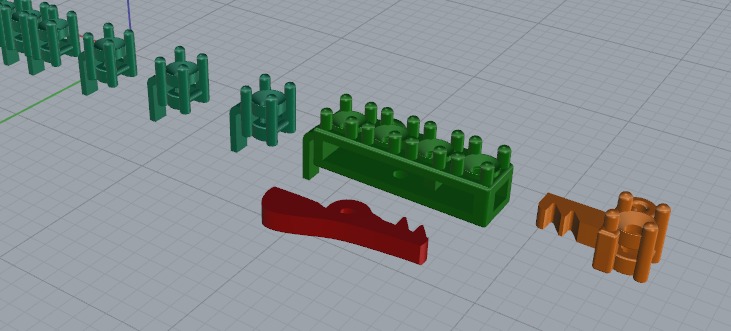 Bracelet Tennis Model 6441 3D print model_3