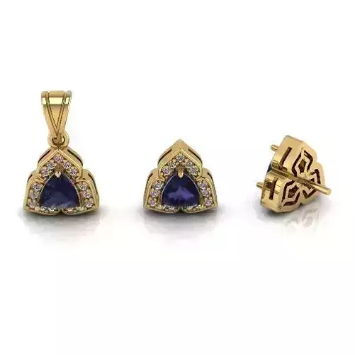 Pendant Earrings Model 6436