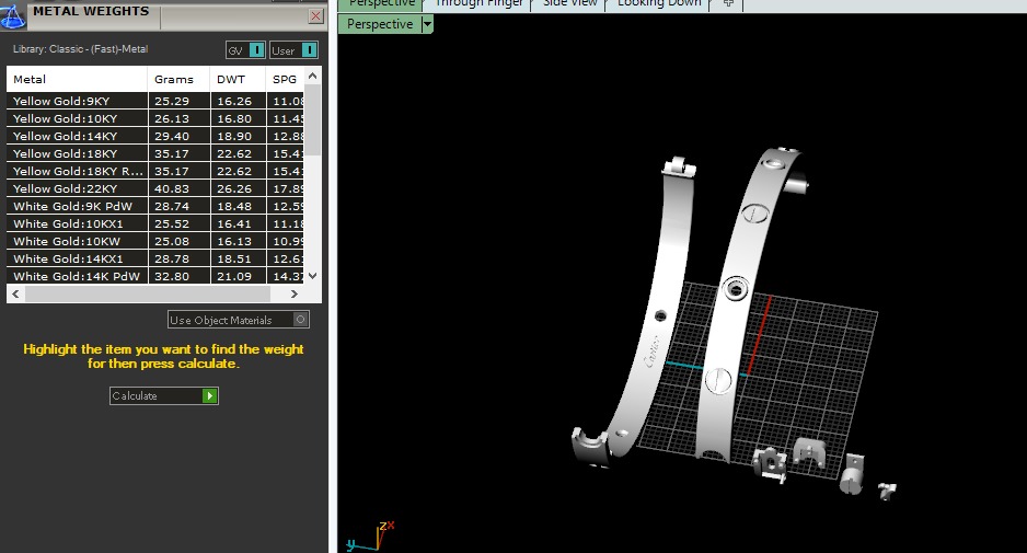 Bracelet size 17 Model 6425 3D print model_7