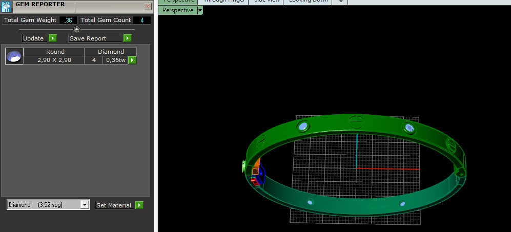 Bracelet size 17 Model 6425 3D print model_8