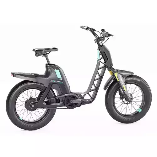 BOOSTER Easy - eBikes Black M 3D model