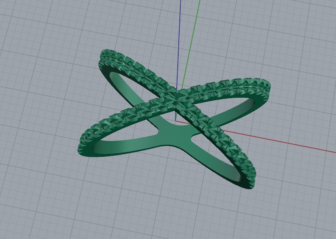 Ring X Model 6421 3D print model_2