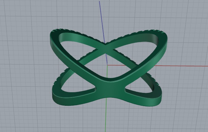 Ring X Model 6421 3D print model_4