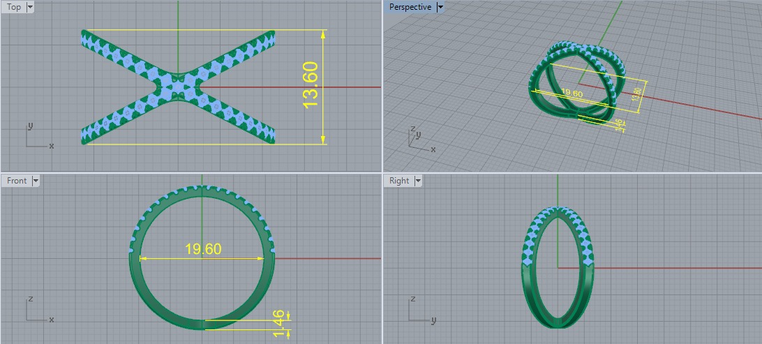 Ring X Model 6421 3D print model_5