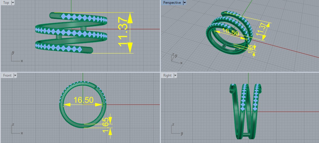 Ring Model 6419 3D print model_5
