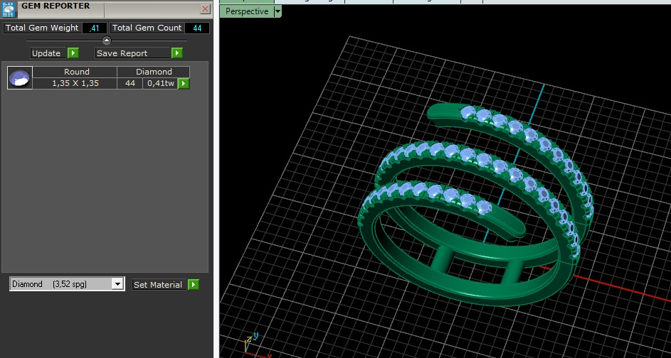 Ring Model 6419 3D print model_7