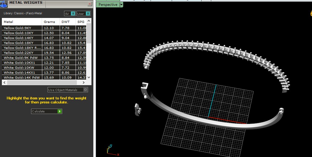 Bracelet size 19 Model 6413 3D print model_7