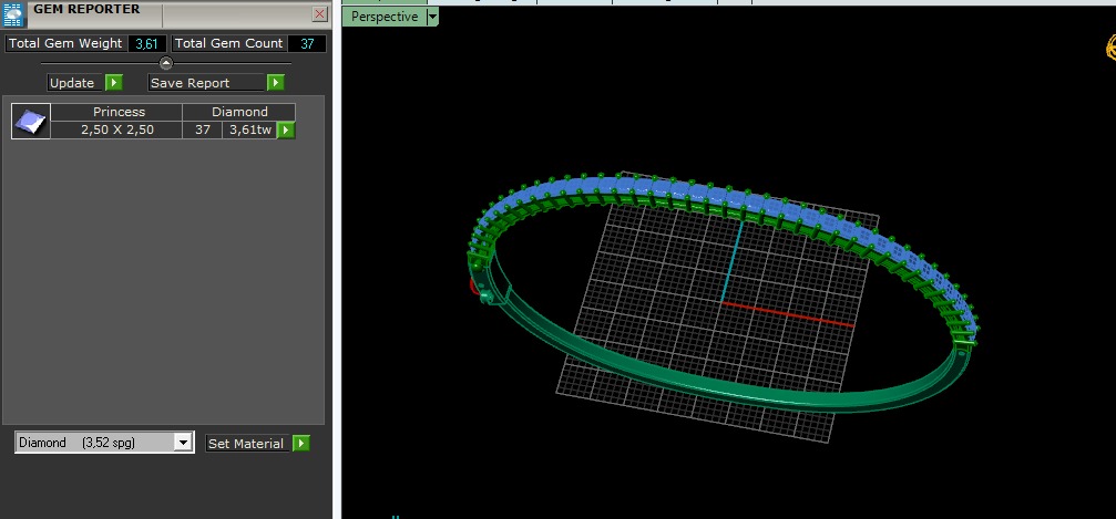 Bracelet size 19 Model 6413 3D print model_8