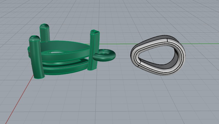 Pear Pendant Model 6412 3D print model_3