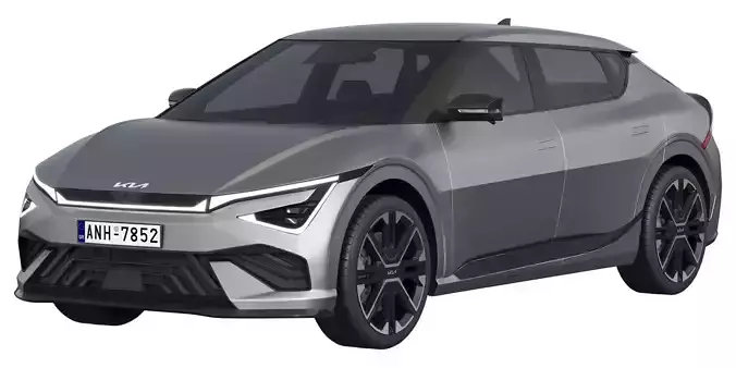 Kia EV6 GT-Line 2025 3D model