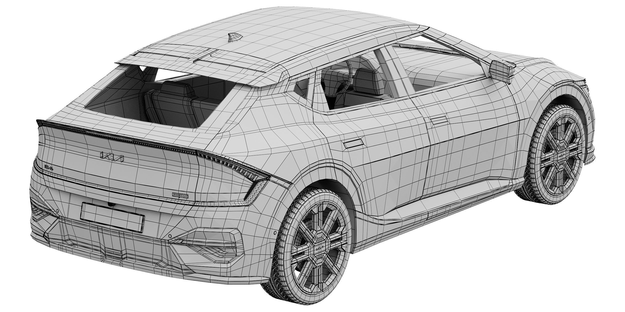 Kia EV6 GT-Line 2025 3D model_17