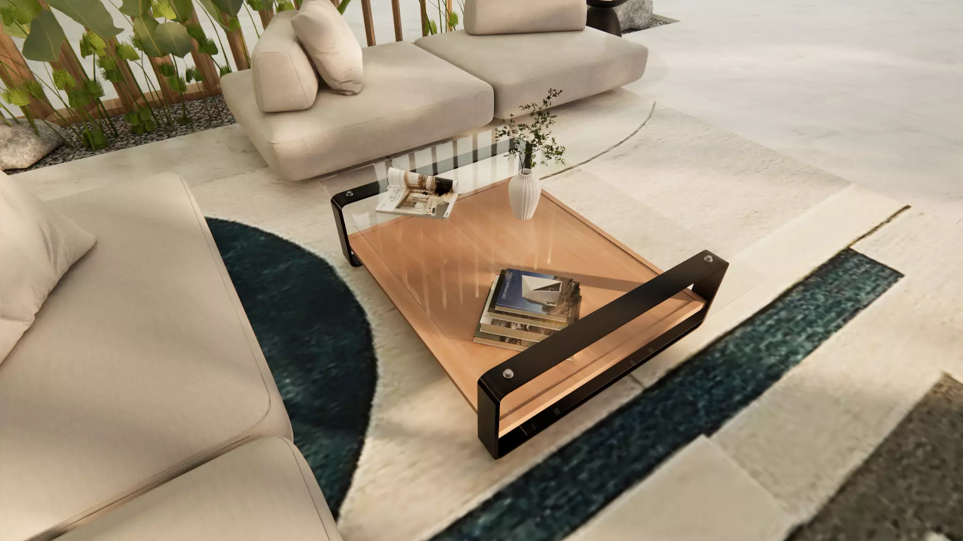 Minamo Coffee Table Free 3D model