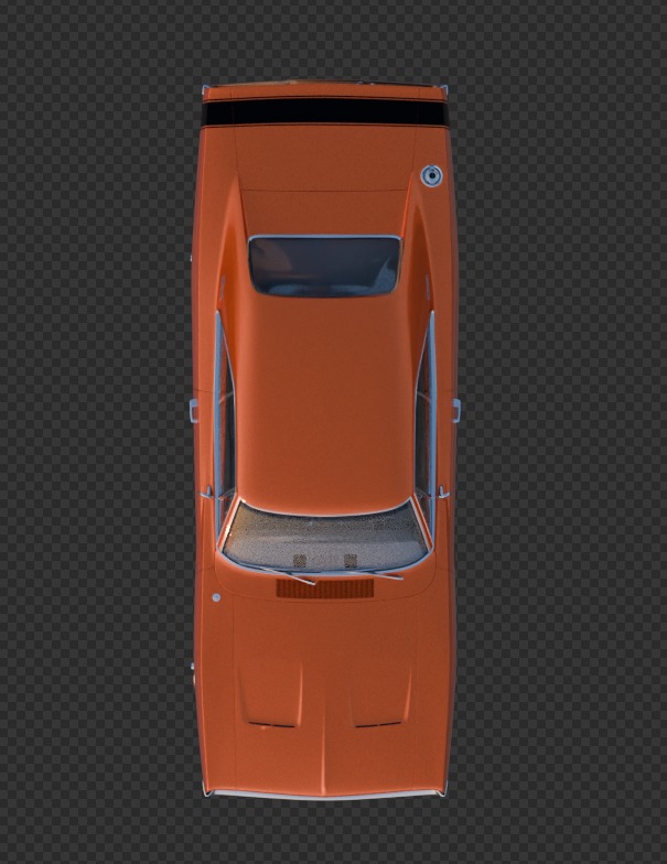 Dodge Charger 1969 3D model_9