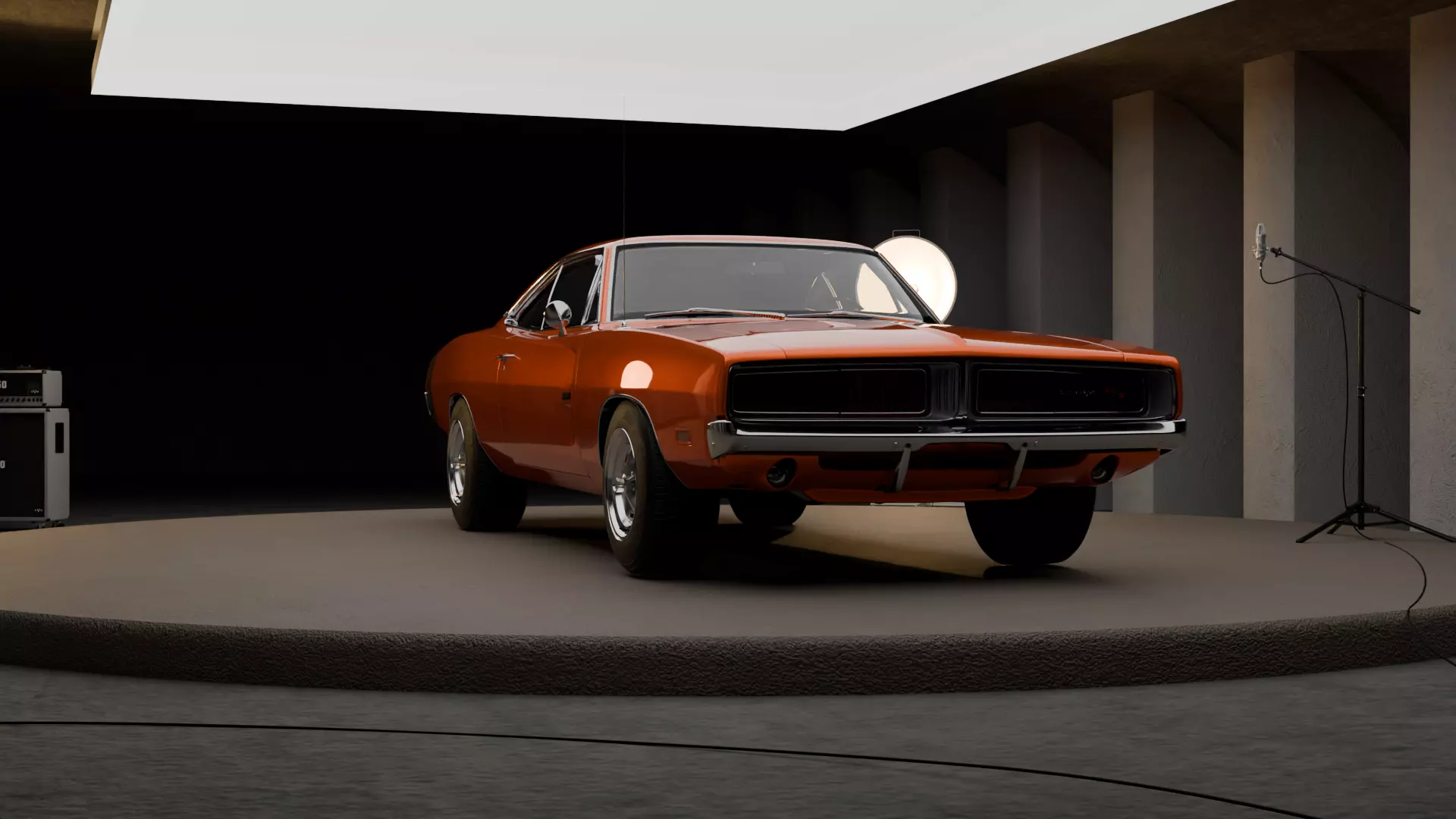 Dodge Charger 1969 3D model_0