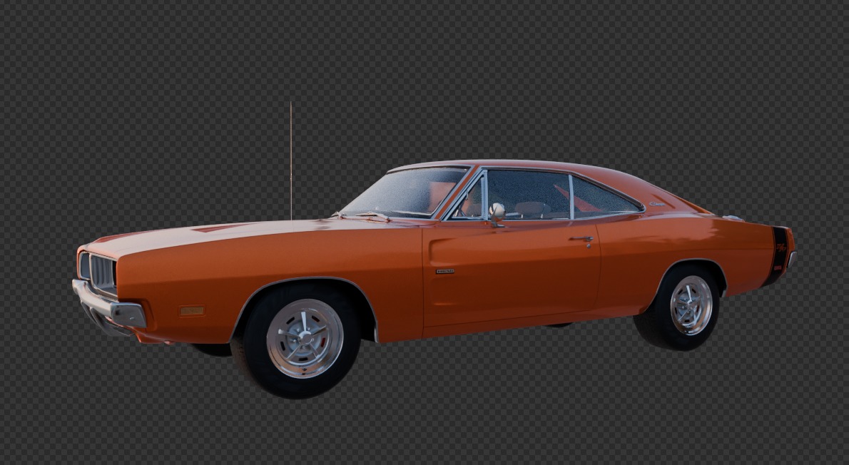 Dodge Charger 1969 3D model_6