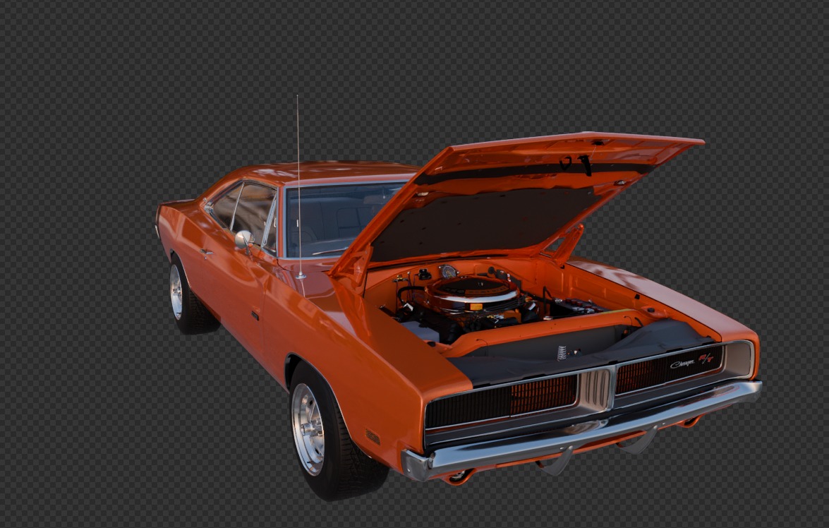 Dodge Charger 1969 3D model_12