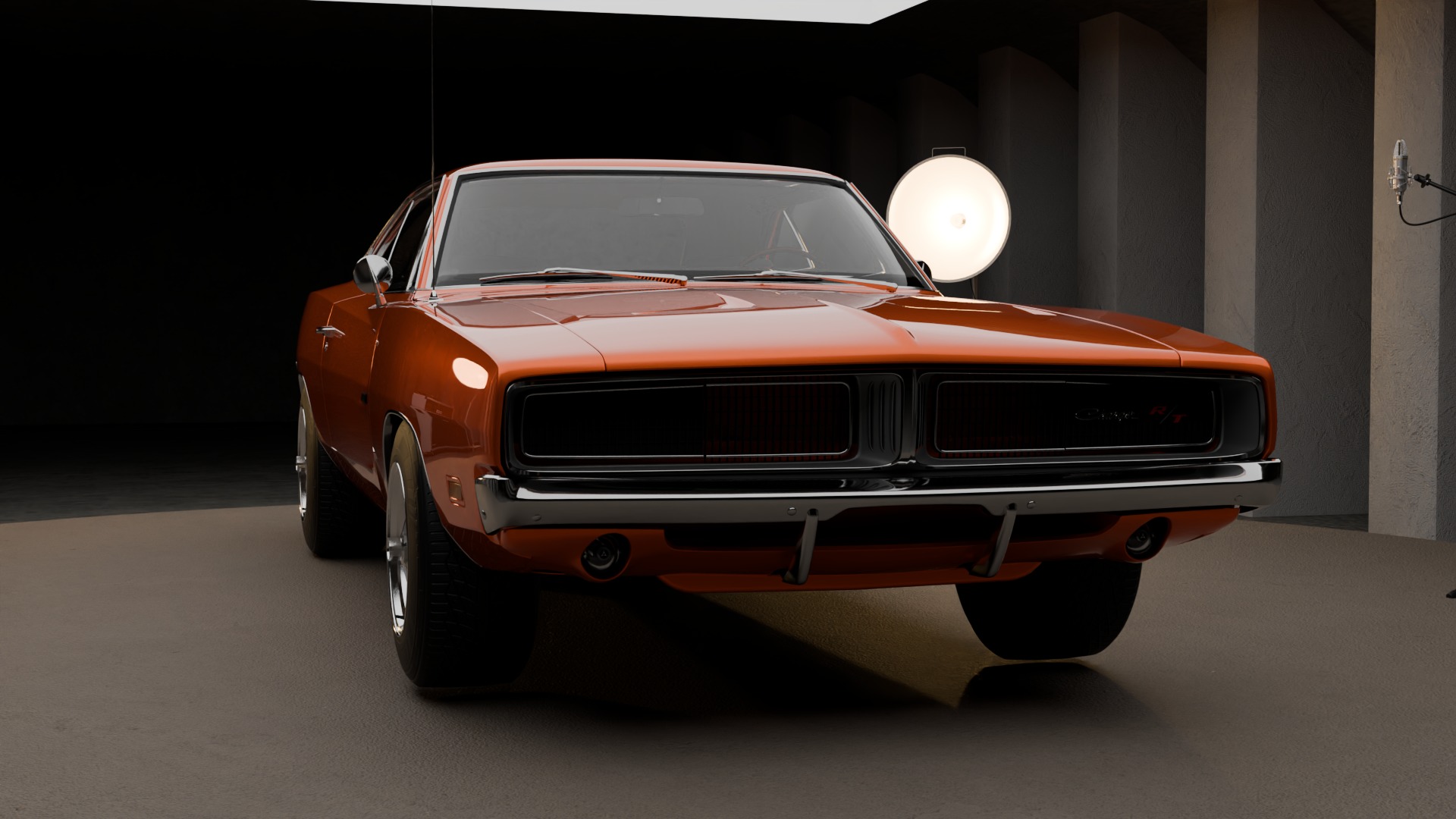 Dodge Charger 1969 3D model_2
