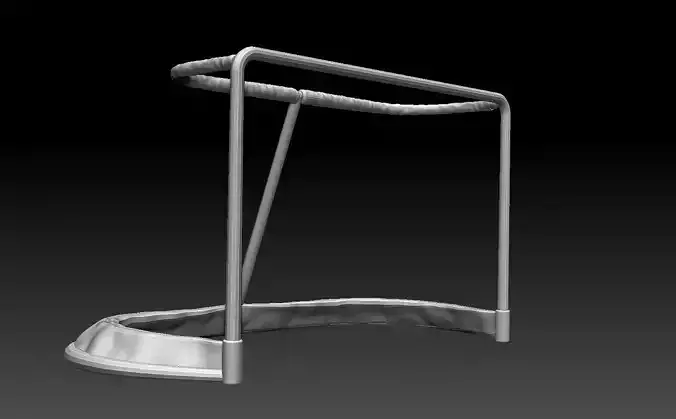 Hockey goal net split and assemble for 3d printing 3D print model