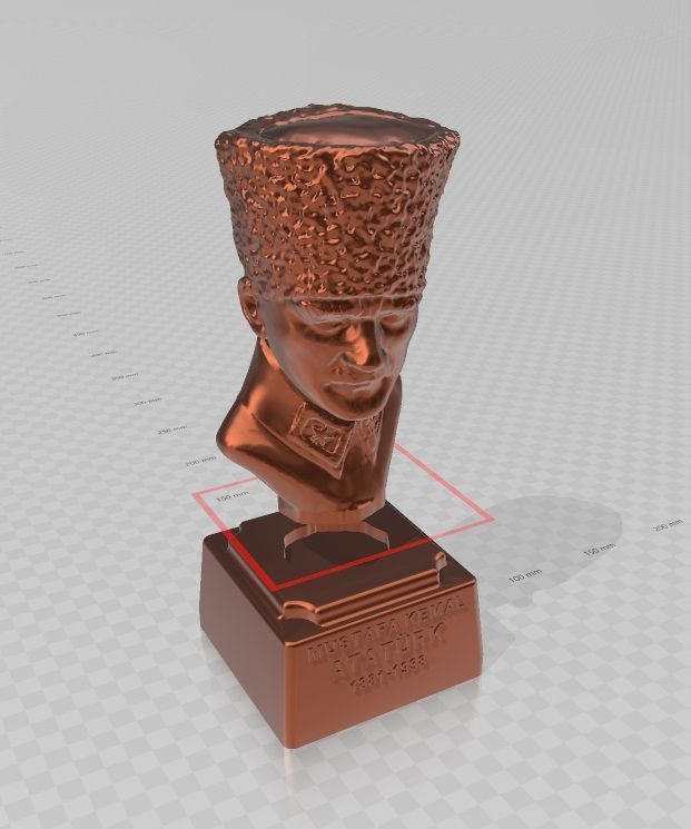 Mustafa Kemal Ataturk 3D print model_1