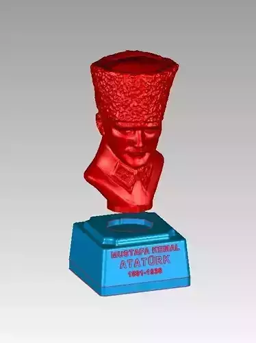 Mustafa Kemal Ataturk 3D print model