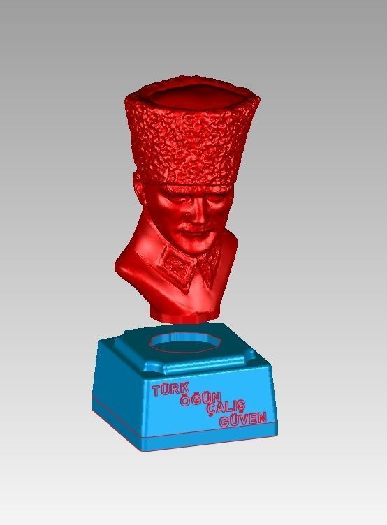 Mustafa Kemal Ataturk 3D print model_5