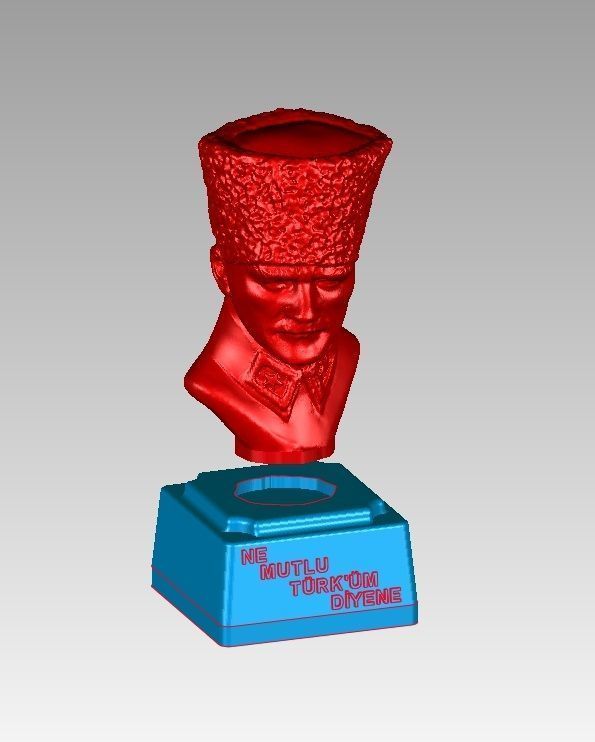 Mustafa Kemal Ataturk 3D print model_2