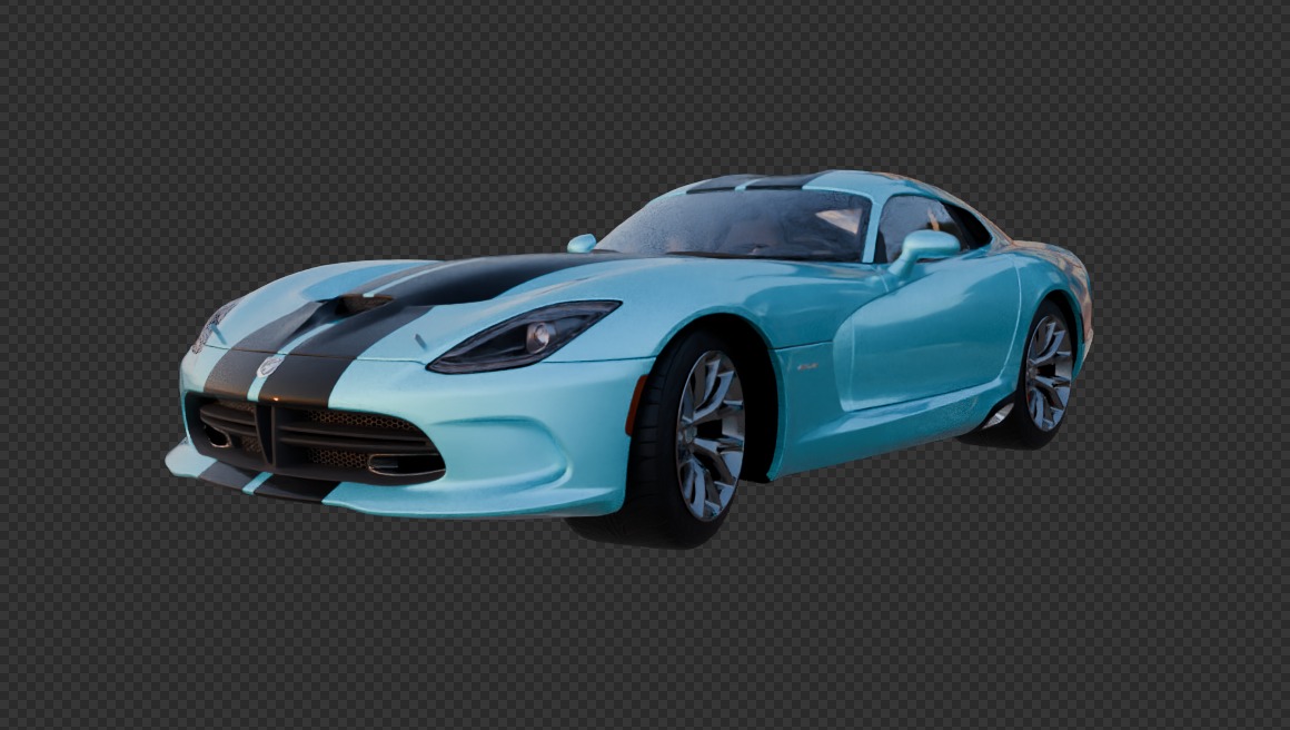 Dodge Viper  3D model_2