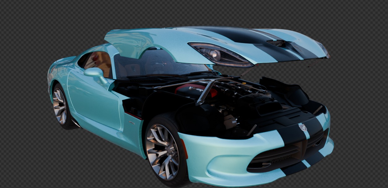 Dodge Viper  3D model_11