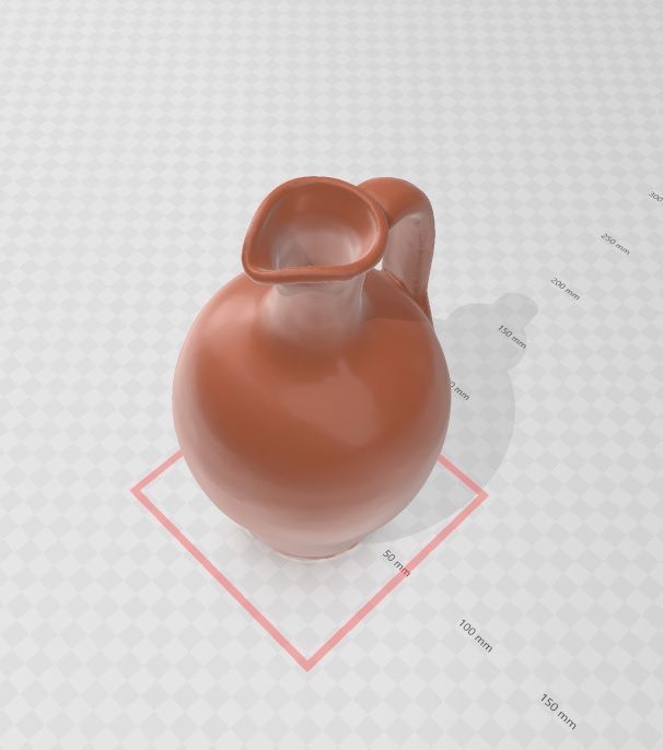 ANCIENT ANATOLIAN POTTERY AMPHORA 3D print model_4