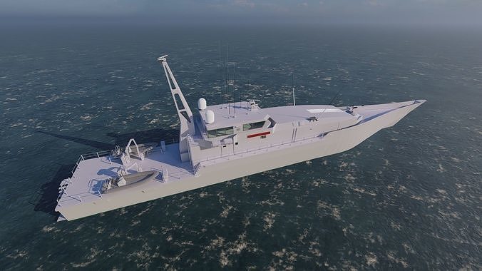 Frigate type-Warship 3D model