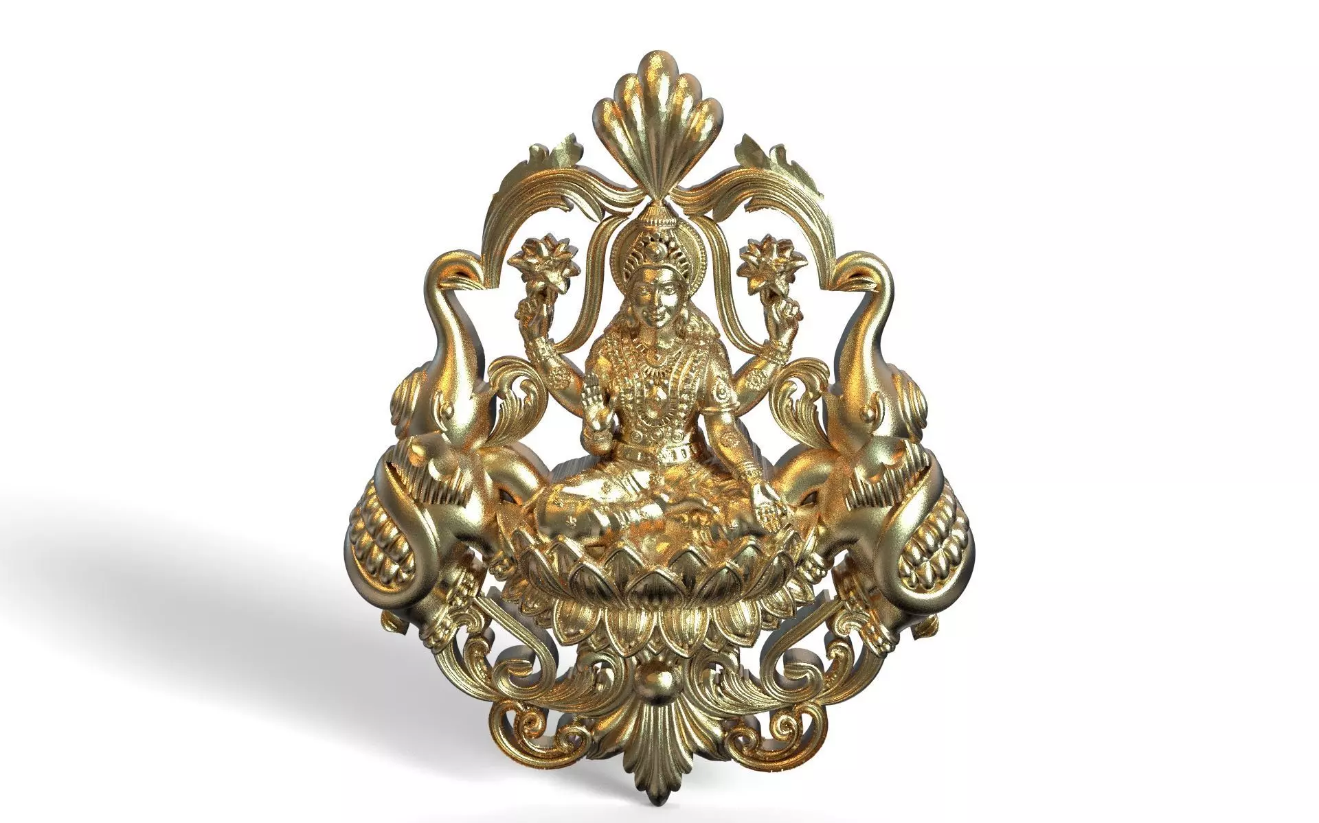 laxmi pendant 3dm  3D print model_0