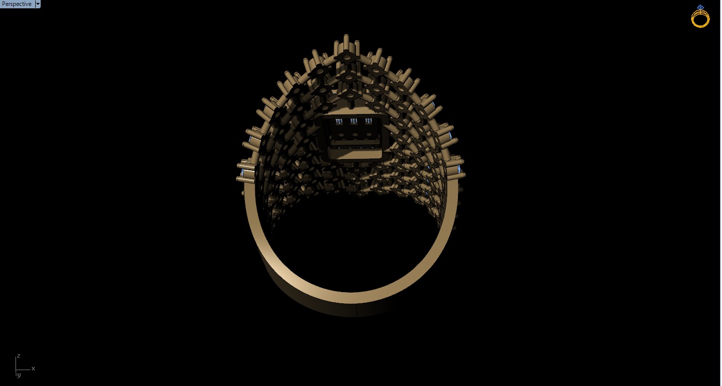 luxury ring 3D print model_4