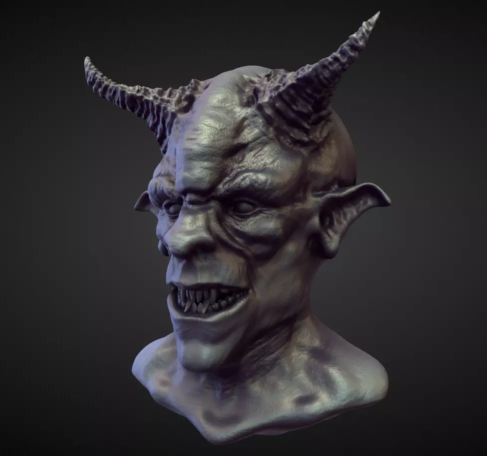HEAD57 high poly sculpt 3D model_0