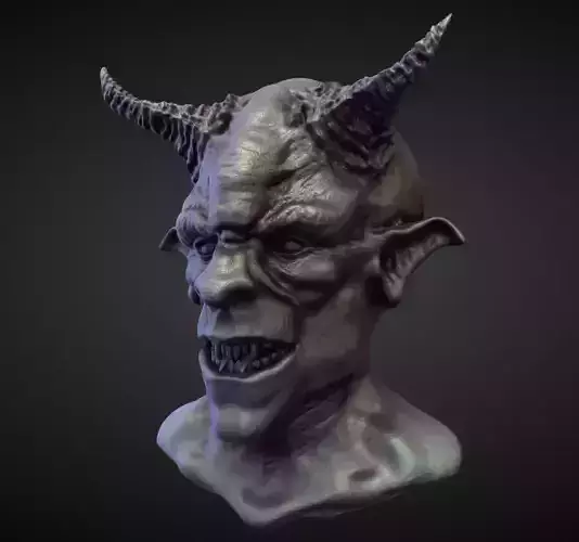 HEAD57 high poly sculpt 3D model