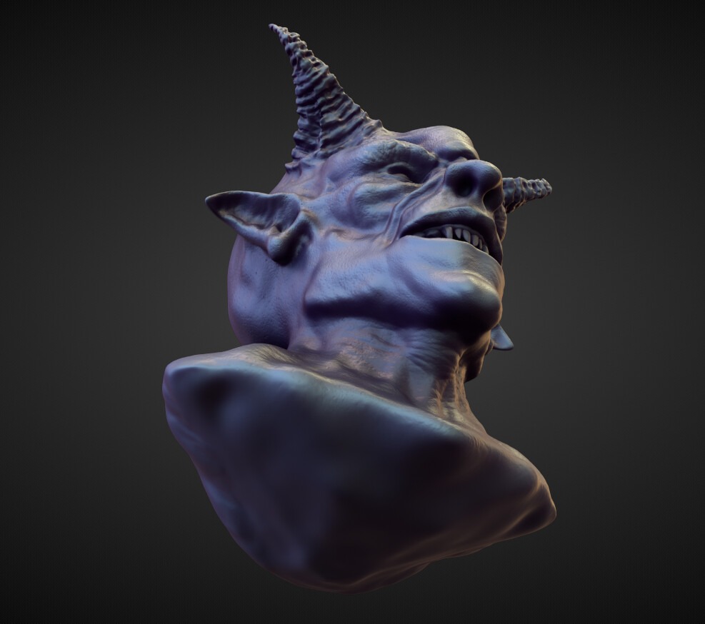 HEAD57 high poly sculpt 3D model_3