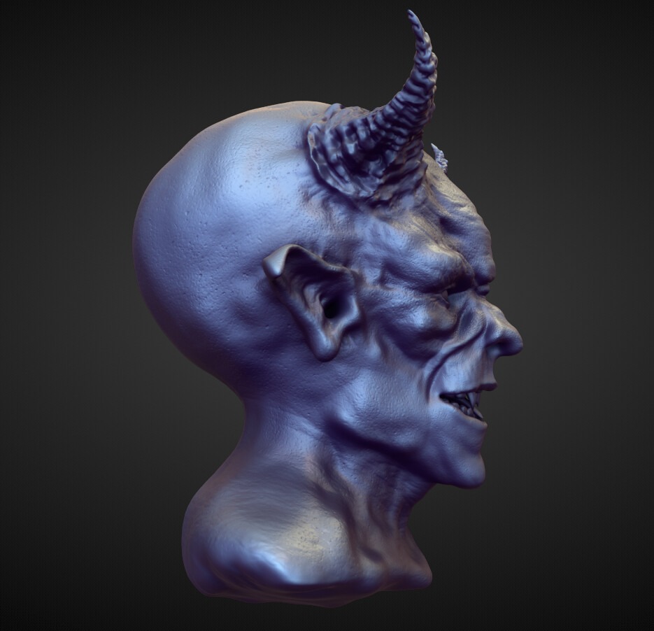 HEAD57 high poly sculpt 3D model_2