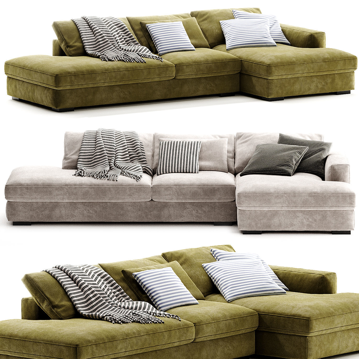 Sofa BoConcept Cenova Chaise Longue 3D model_3