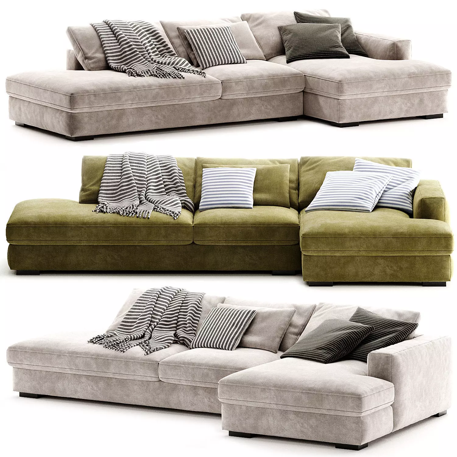 Sofa BoConcept Cenova Chaise Longue 3D model_0