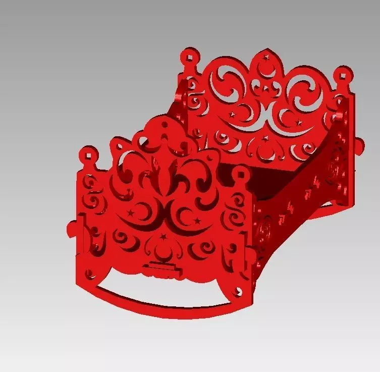 old turkish authentic baby cradle 3D print model