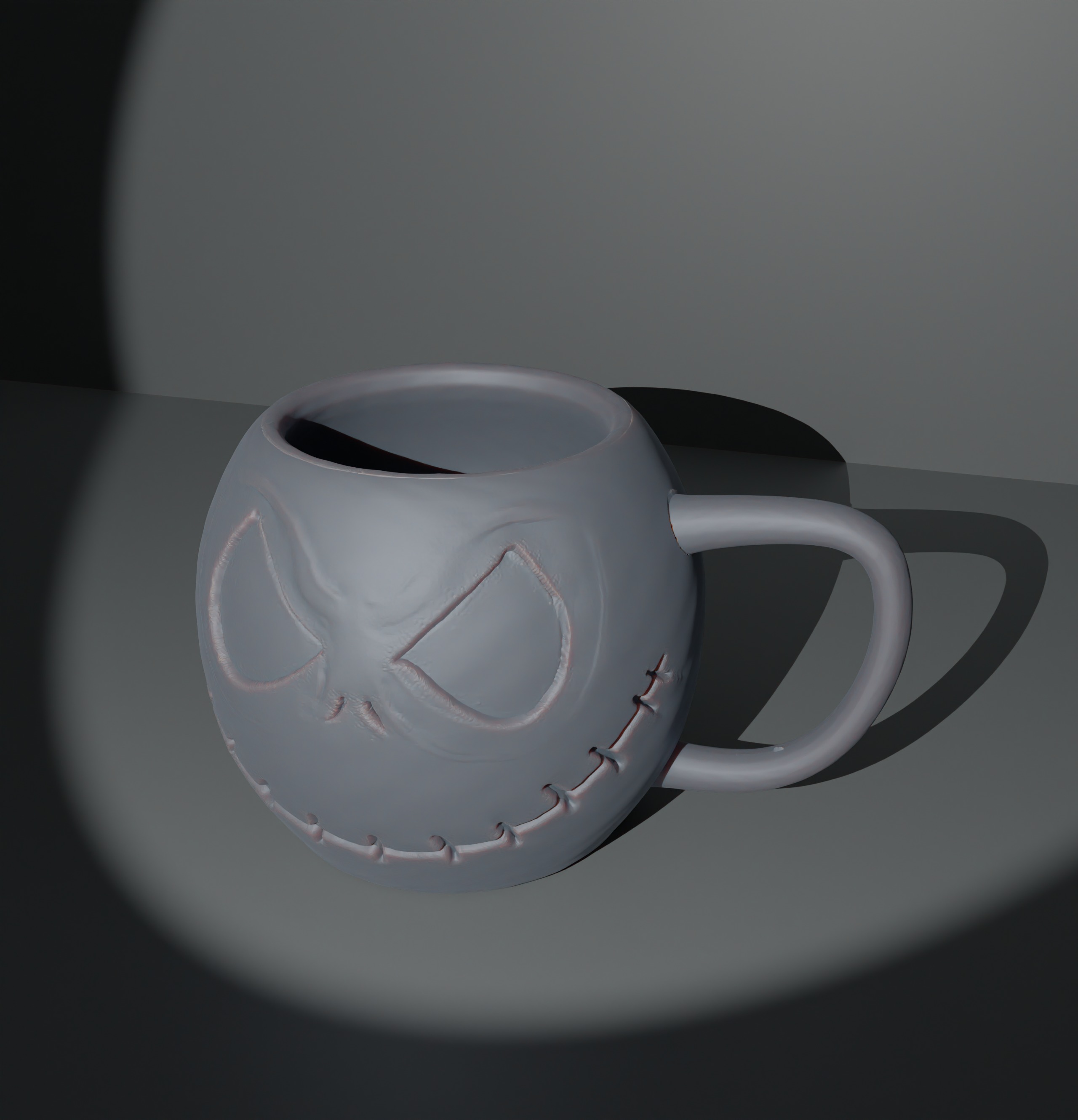Jack Skellington Cup 3D print model_1