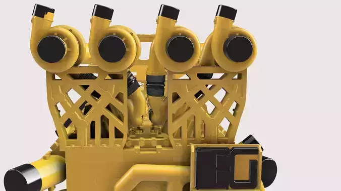 C175-20 DIESEL ENGINE  3D print model