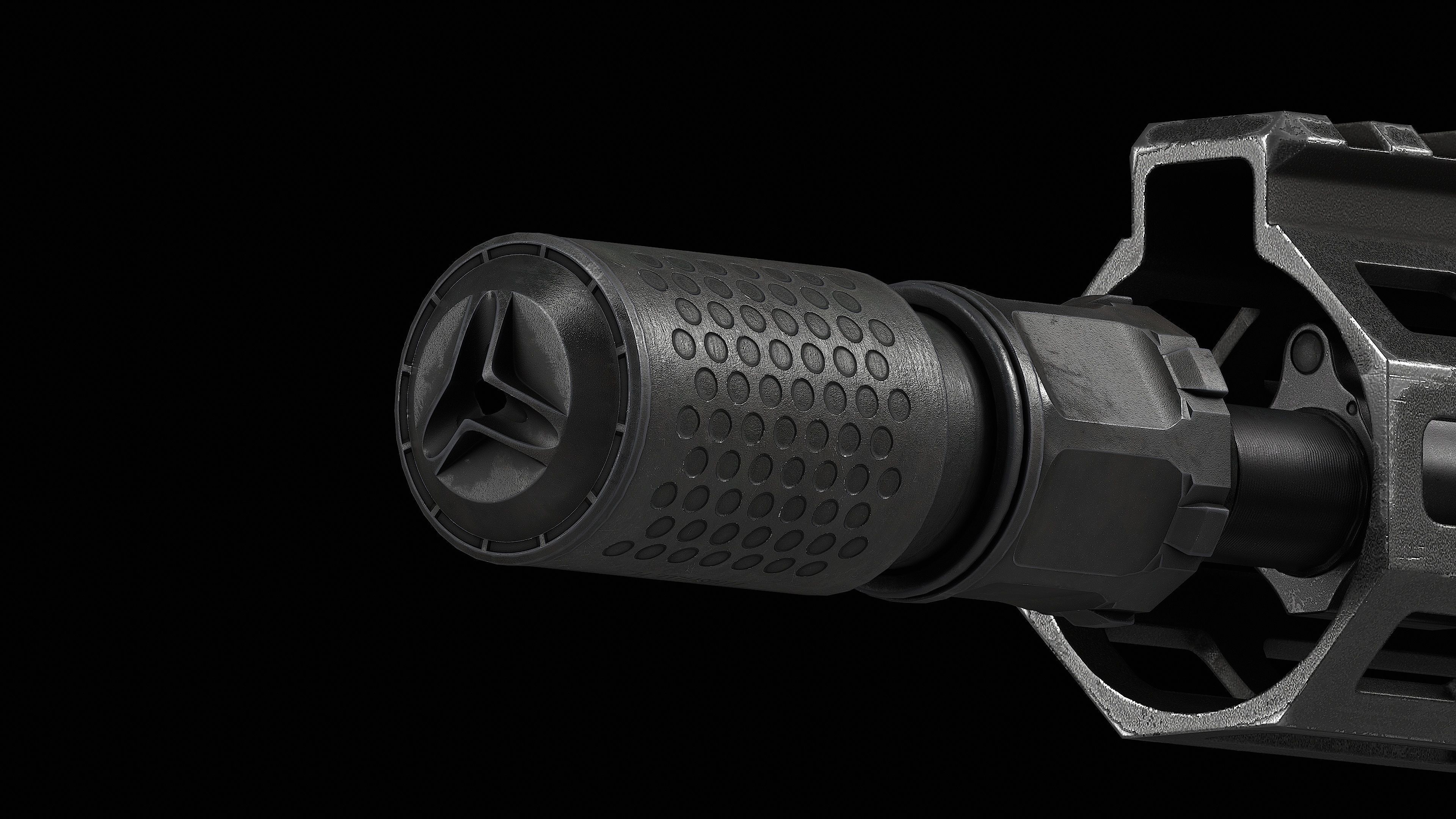 KAC Suppressor QDC MCQ-PRT Low-poly 3D model_2