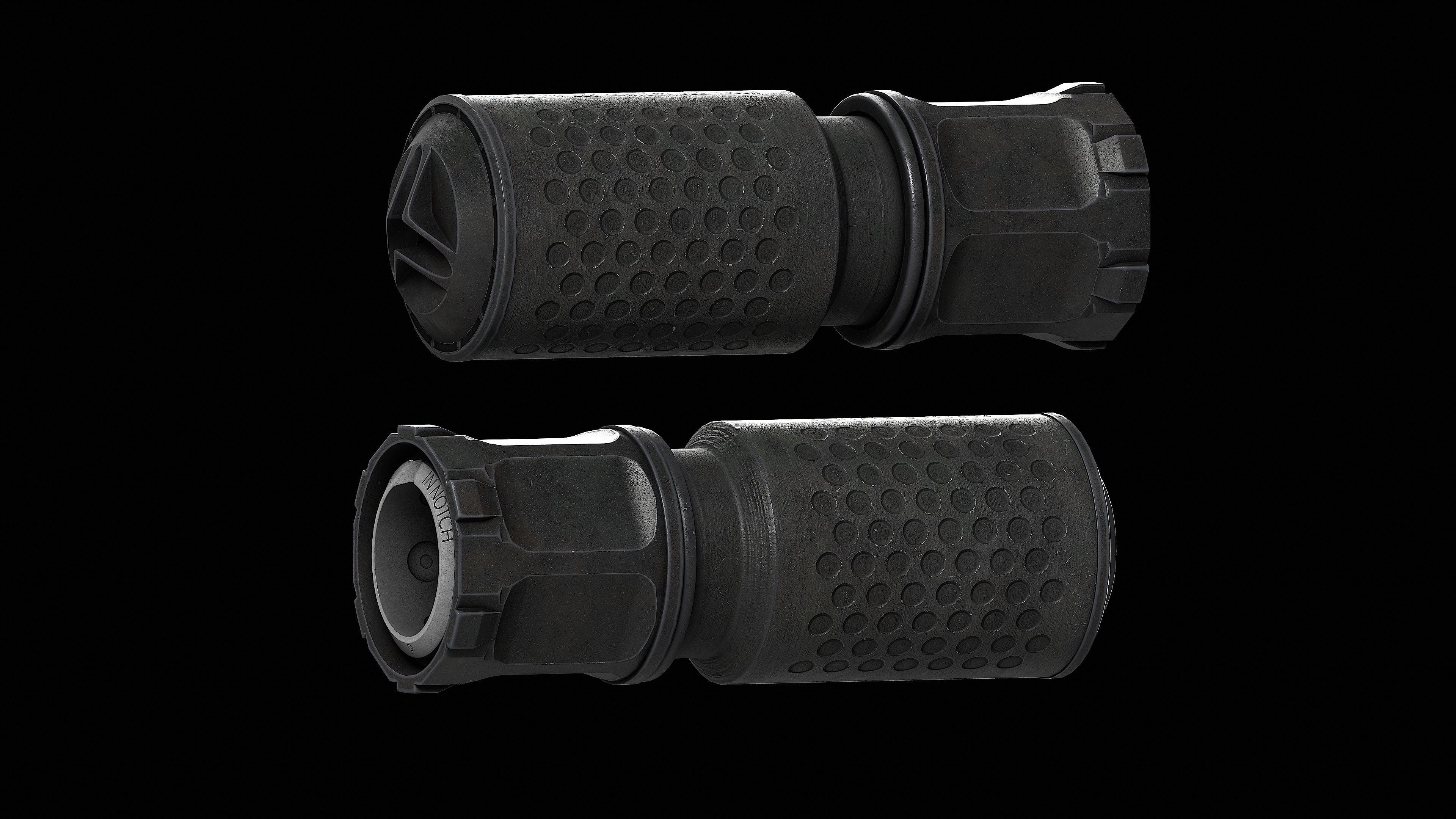 KAC Suppressor QDC MCQ-PRT Low-poly 3D model_7